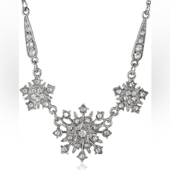 Downtown Abbey Jewelry - Downton Abbey Stardust Boxed Crystal Belle Epoch Starburst Statement Necklace